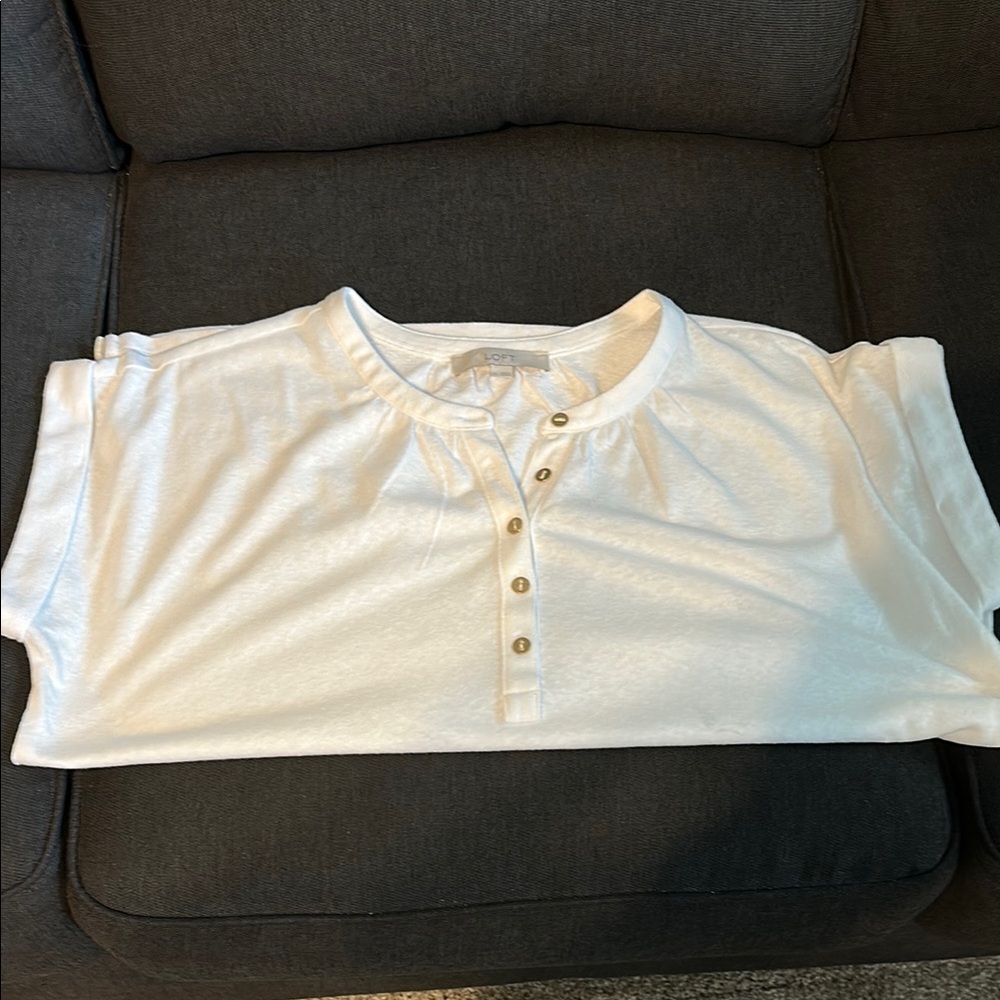 Loft White Top